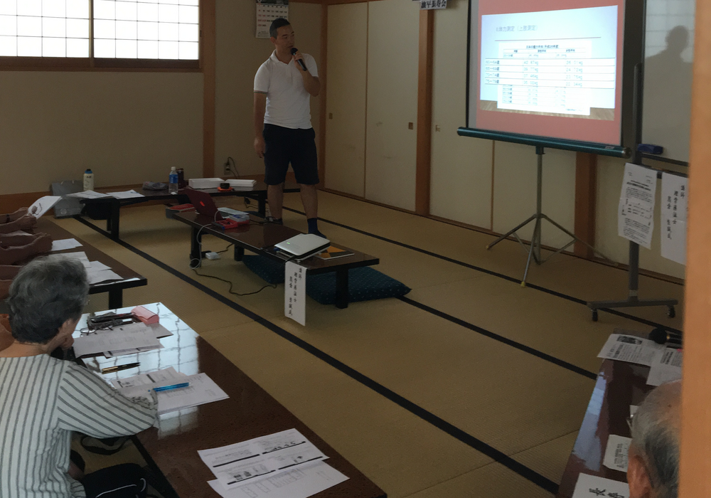 2019あきる野市内公民館にて運動と栄養についての講演会実施